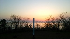 小濱神社元宮の夕日