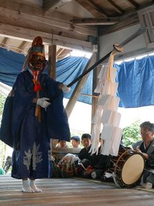 久豆彌神社・信露貴彦神社　王の舞