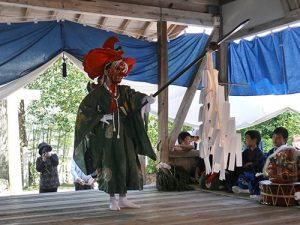 久豆彌神社・信露貴彦神社　王の舞