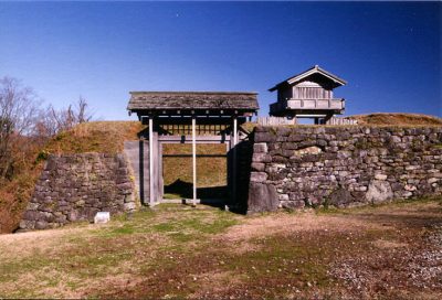 絵葉書国指定史跡鳥越城跡附二曲城跡