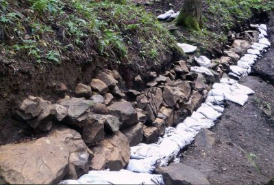 絵葉書国指定史跡鳥越城跡附二曲城跡