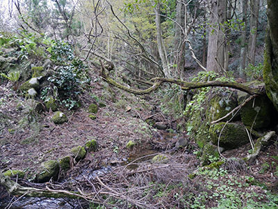 石動山長坂道砦