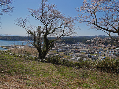 穴水城　能登半島地震の被害状況