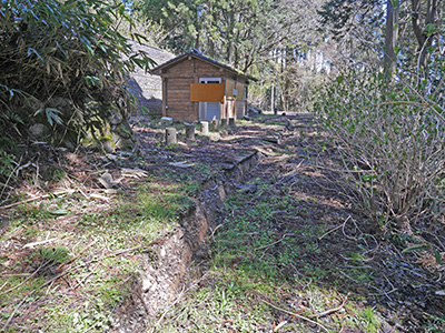 穴水城　能登半島地震の被害状況