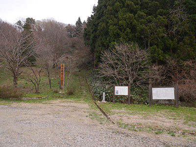 荒山城　能登半島地震の被害状況