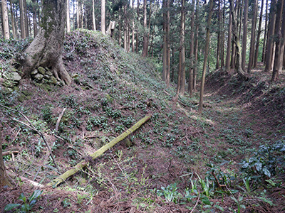 舟岡山城　能登半島地震の被害状況