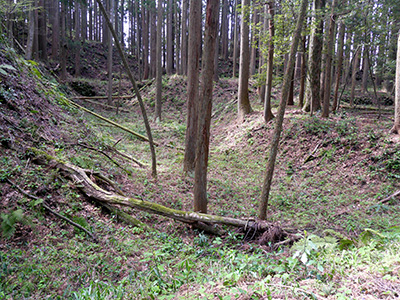 舟岡山城　能登半島地震の被害状況