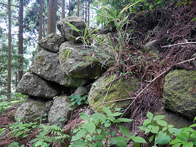 舟岡山城　能登半島地震の被害状況