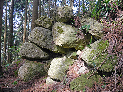 舟岡山城　能登半島地震の被害状況