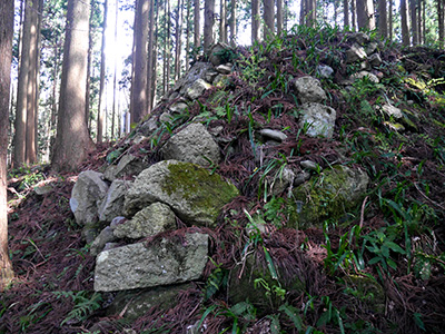 舟岡山城　能登半島地震の被害状況