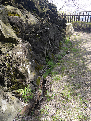 小丸山城　能登半島地震の被害状況