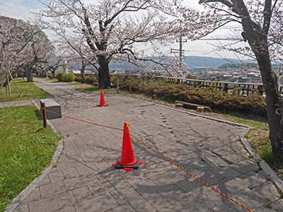 小丸山城　能登半島地震の被害状況