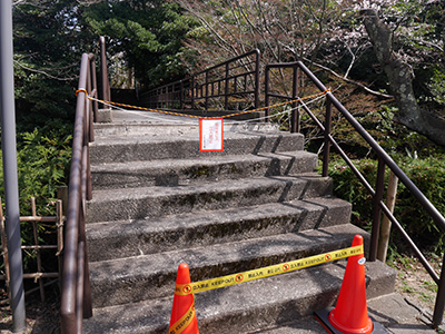 小丸山城　能登半島地震の被害状況