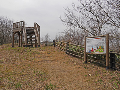 石動山の城砦　能登半島地震の被害状況