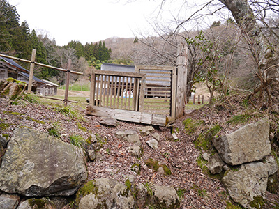 石動山の城砦　能登半島地震の被害状況