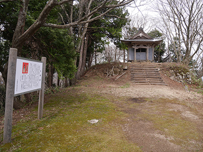 石動山の城砦　能登半島地震の被害状況