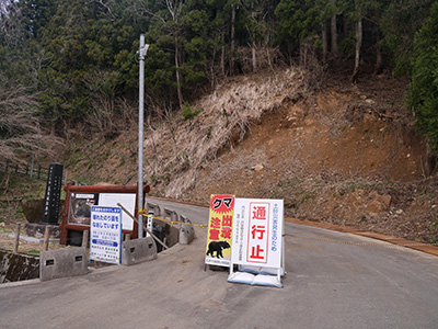 鳥越城　能登半島地震の被害状況