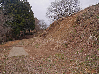 鳥越城　能登半島地震の被害状況