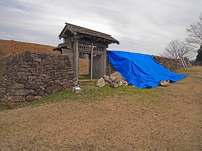 鳥越城　能登半島地震の被害状況