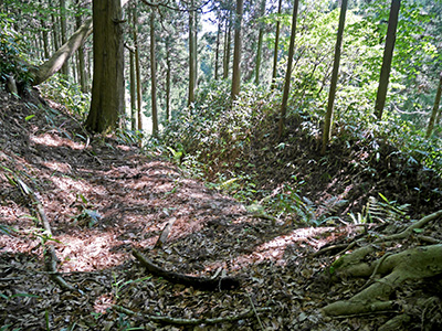 切山城　能登半島地震の被害状況