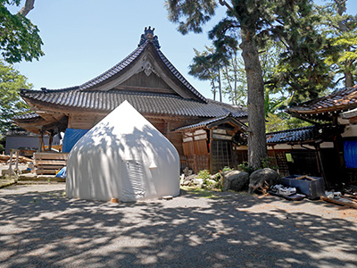 河井寺城　能登半島地震の被害状況