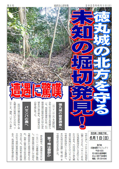 徳丸城の堀切　新発見