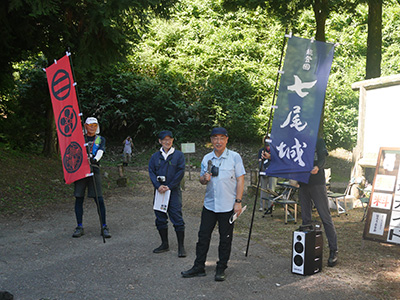 七尾城跡復興イベントで見た七尾城の現状